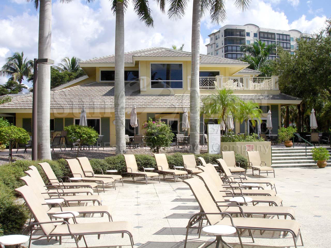 Tarpon Cove Yacht and Racquet Club Community Pool and Clubhouse