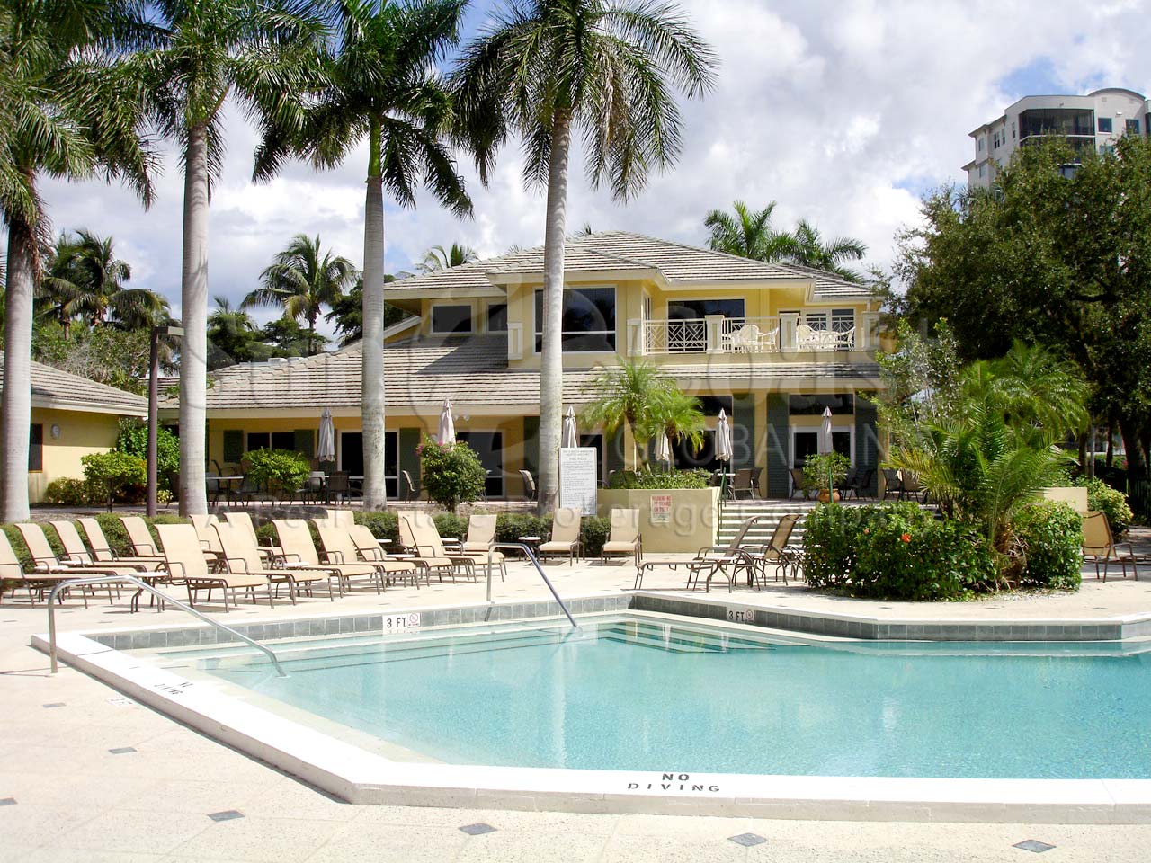 Tarpon Cove Yacht and Racquet Club Community Pool and Clubhouse