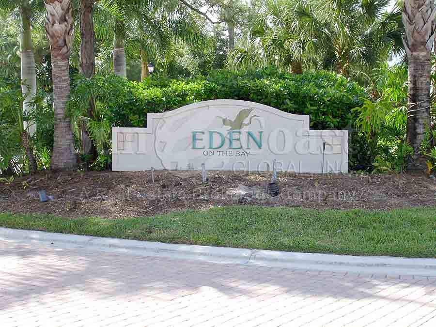 Eden on the Bay sign