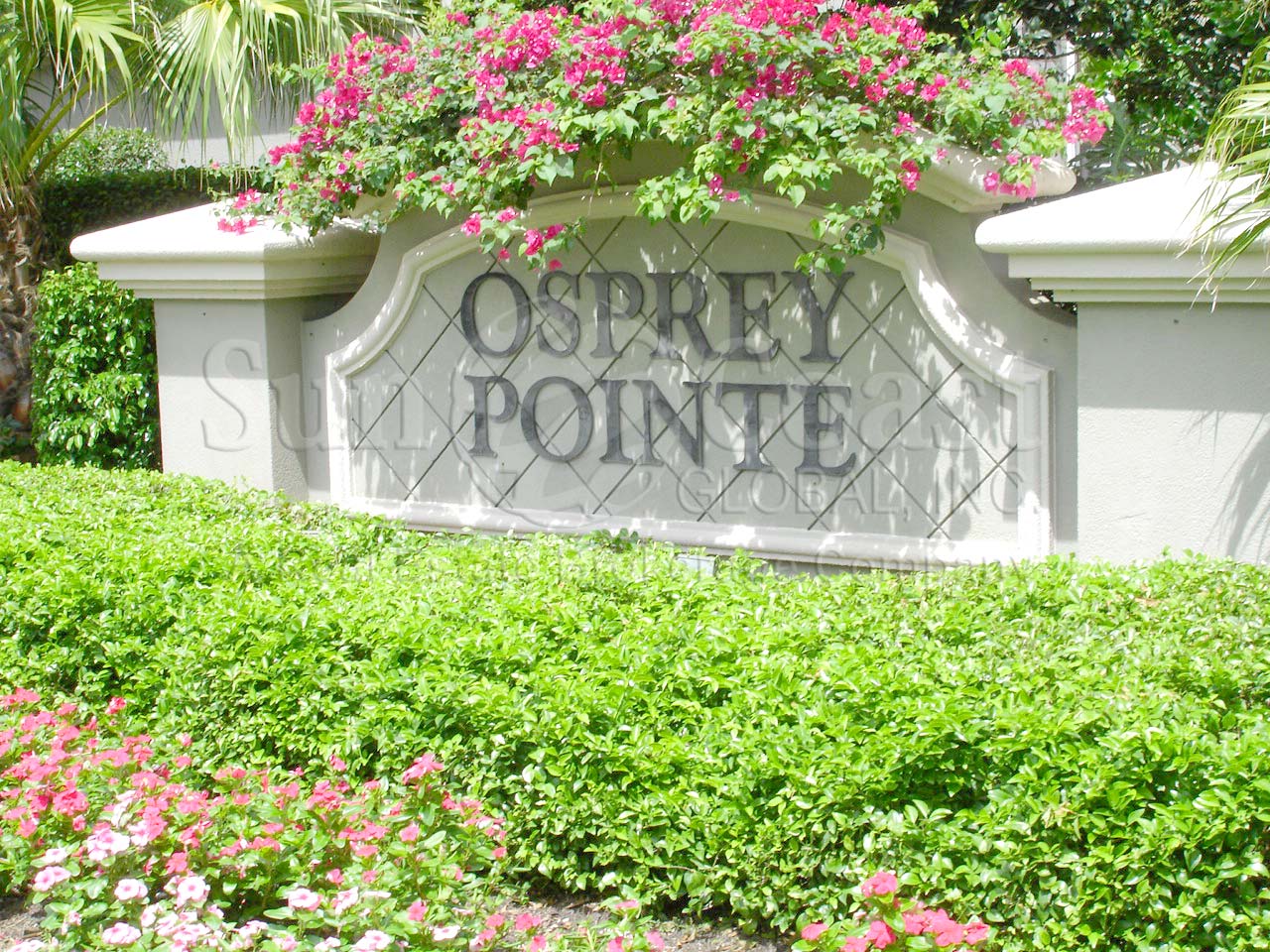 Osprey Pointe entrance sign