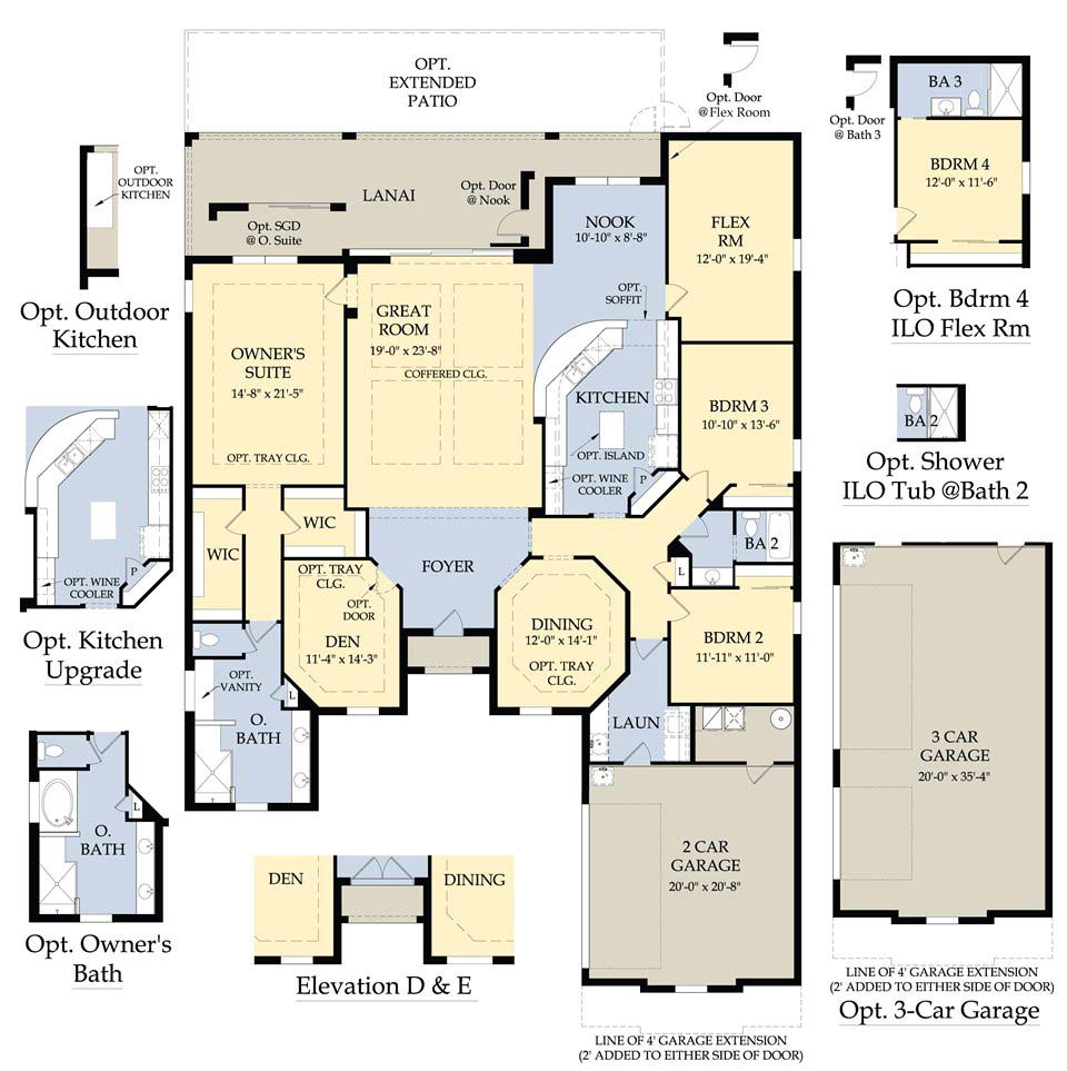 Jamison II Floor Plan in Quarry Shores at The Quarry by Pulte, 3,110 Square Feet Single Family Home, 3 Bedrooms, 2 Baths