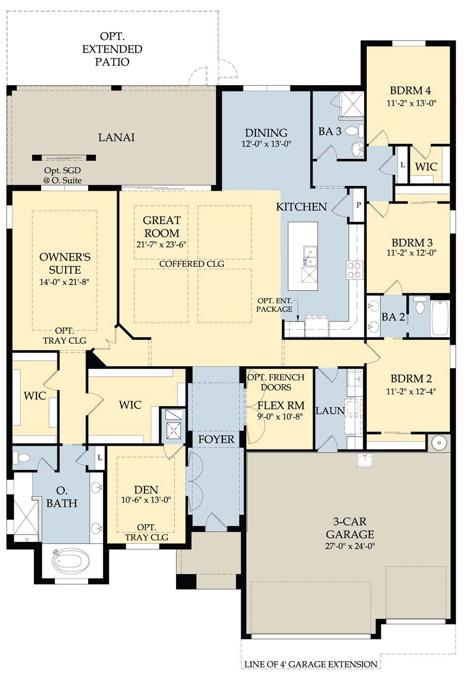 Windsor II Floor Plan in Quarry Shores at The Quarry by Pulte, 3,078 Square Feet, Single Family Home, 4 Bedrooms, 3 Baths
