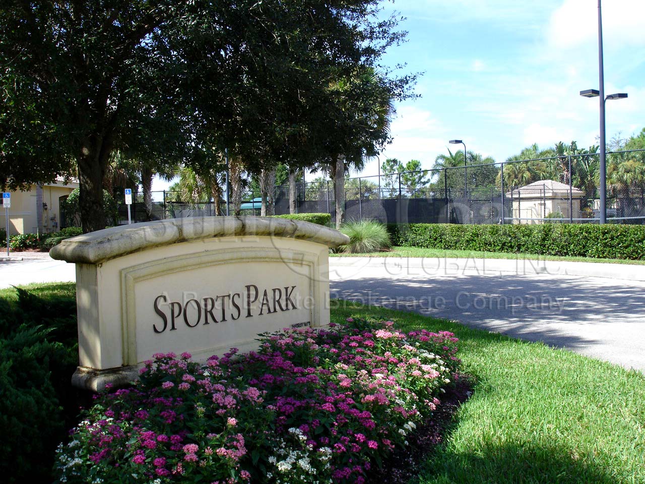 SATURNIA LAKES Sports Park Entrance