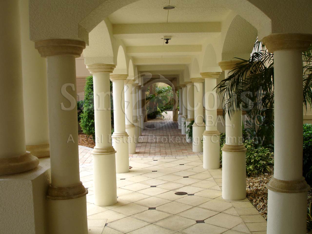 Serano Outdoor Hallway in the Condominium 