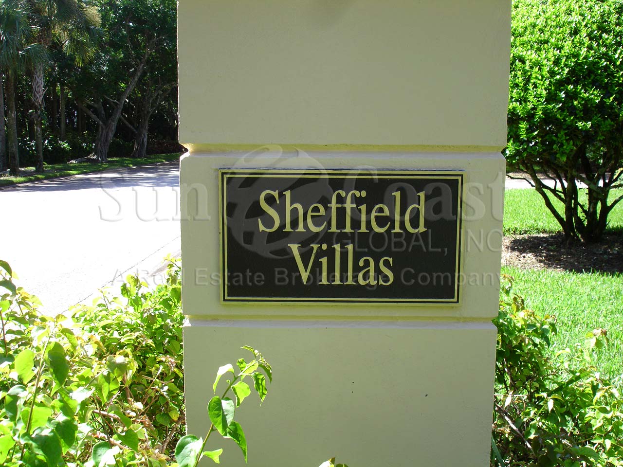 Sheffield Villas Signage