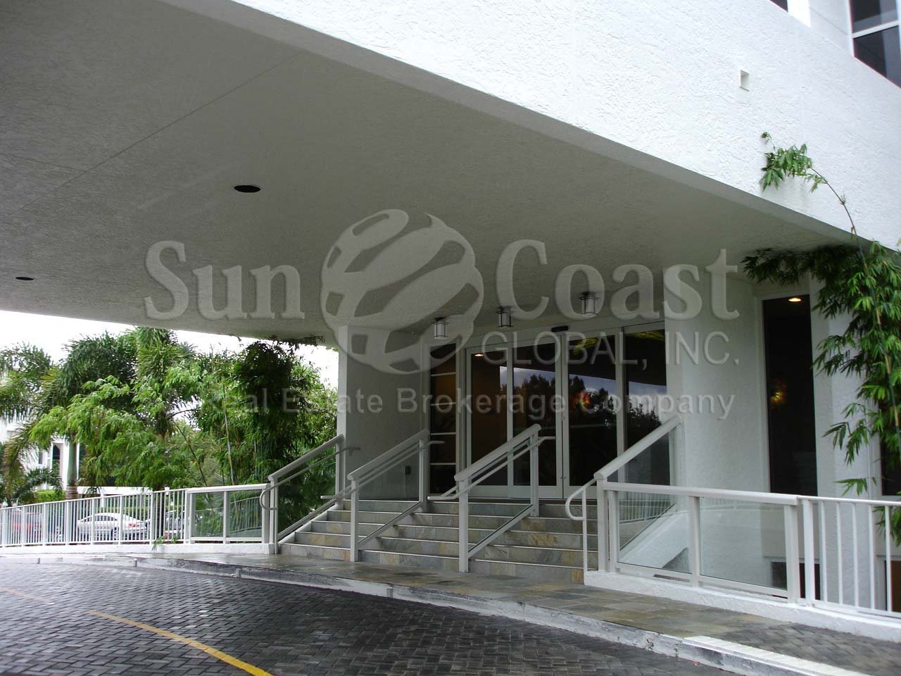 St Lucia Condominium Building Entrance