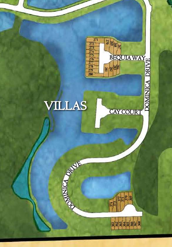 Villas Site Map