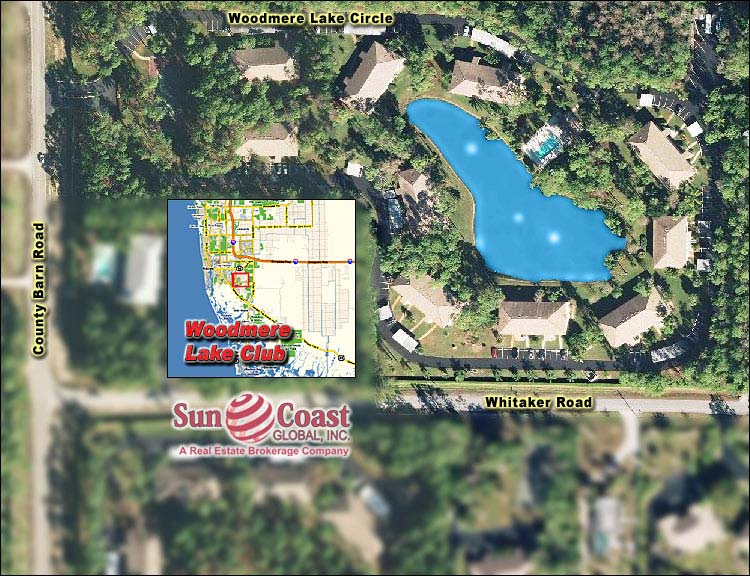 Woodmere Lake Club Overhead Map