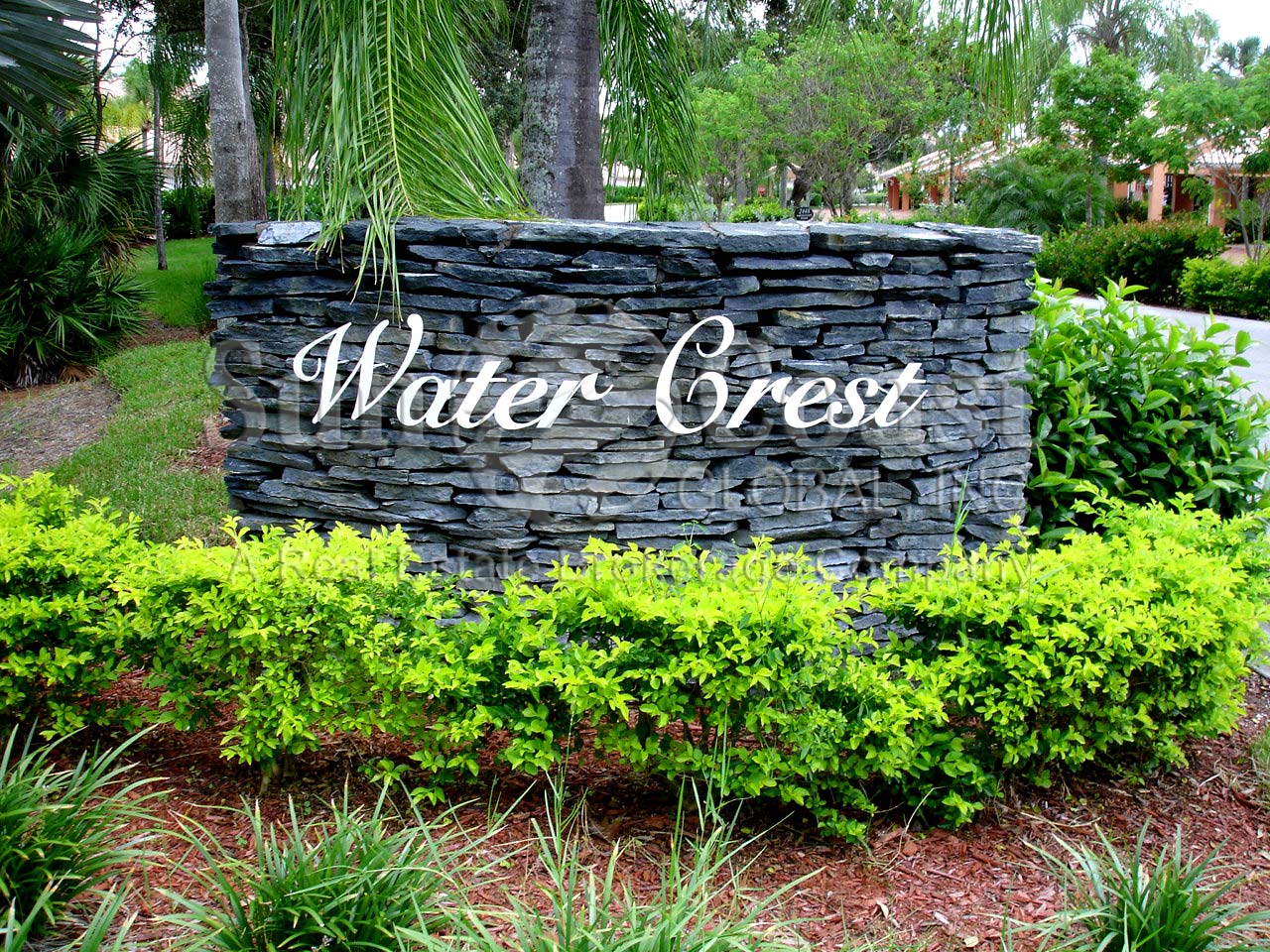 Water Crest Signage