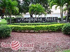 Magnolia Falls Signage