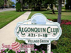 Algonquin Club Sign Photo
