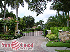 Augusta gated community with key pad entry