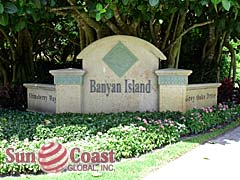 Banyan Island signage