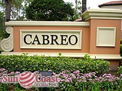 Cabreo Community Sign