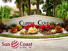 Clipper Cove Sign