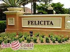 Felicita Community Sign