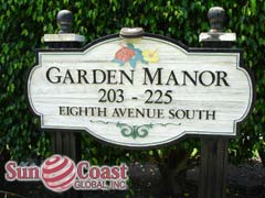 Garden Manor Signage