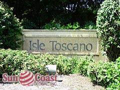 Isle Toscano signage