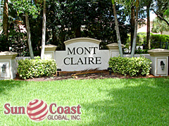 Mont Claire Sign