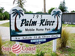 PALM RIVER MHP Community Sign