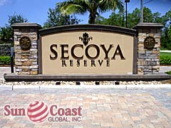 SECOYA RESERVE Community Sign