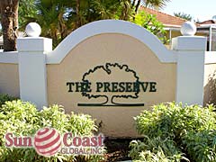 The Preserve Community Sign