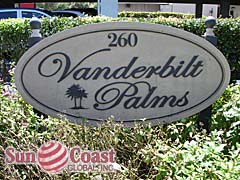 Vanderbilt Palms Signage