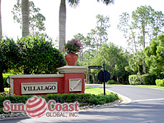 Villalago non gated entrance