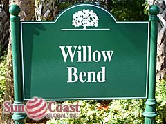 Willow Bend Community Sign