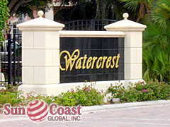 Watercrest Sign