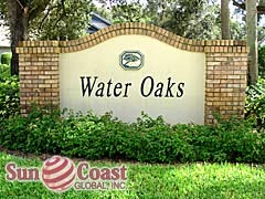 Water Oaks Community Signage
